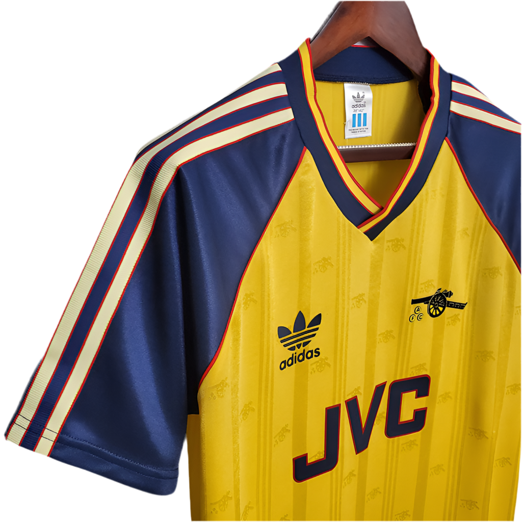 Camisola Arsenal Retrô 1988/1989 - Amarela