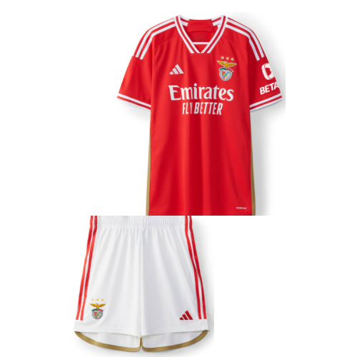 Camisola e short Benfica I 23/24 - Vermelho e Branco