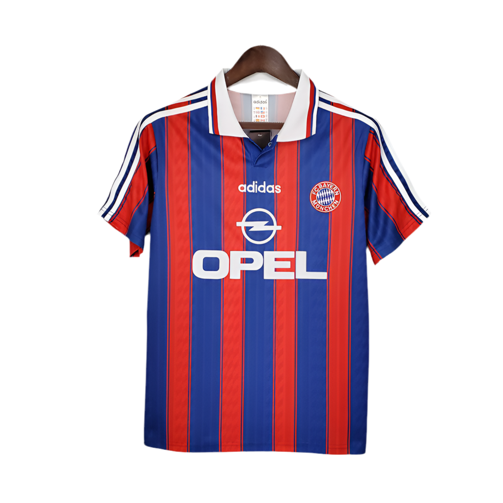 Camisola Bayern de Munique Retrô 1995/1997 - Azul e Vermelha