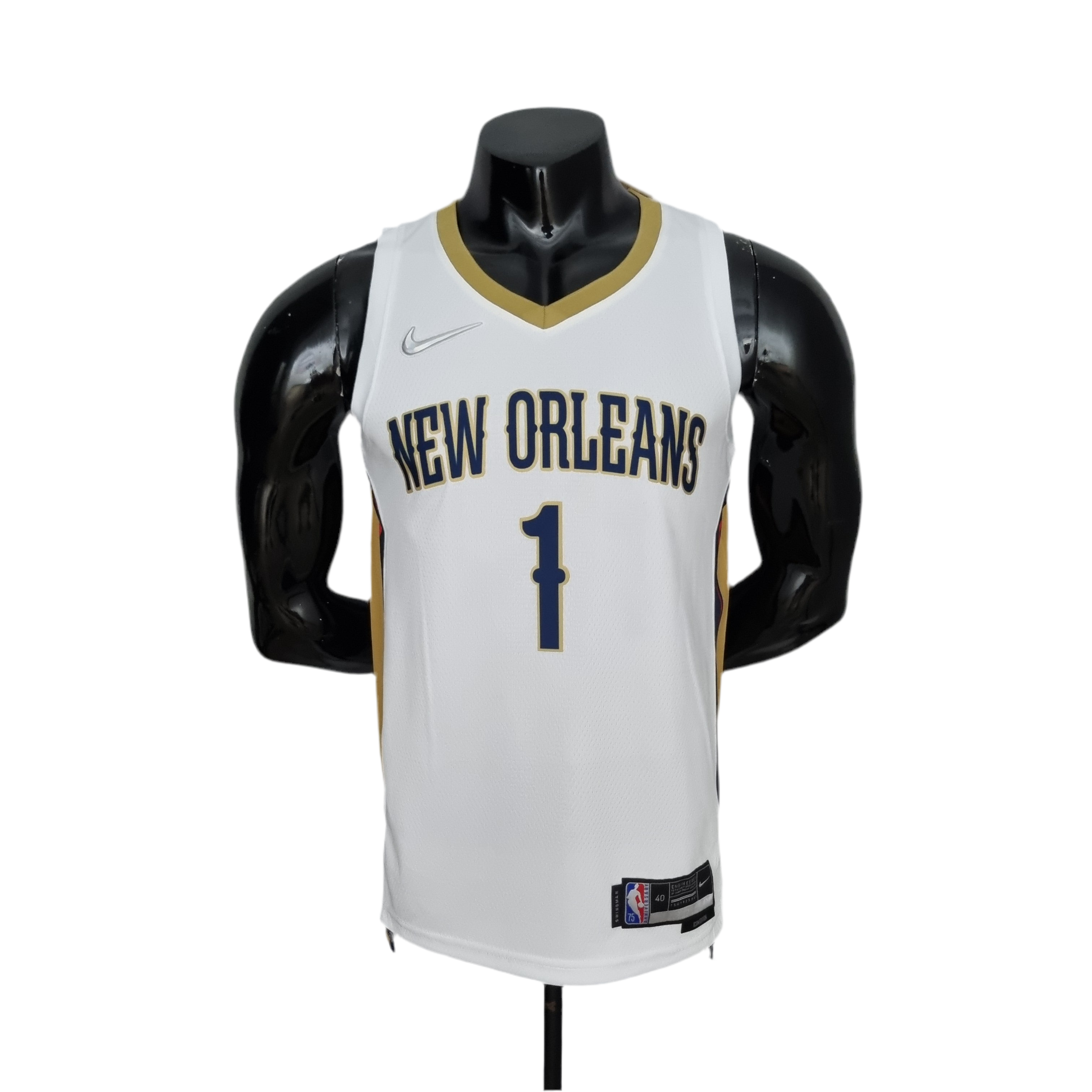 Regata NBA New Orleans Masculina - Branco