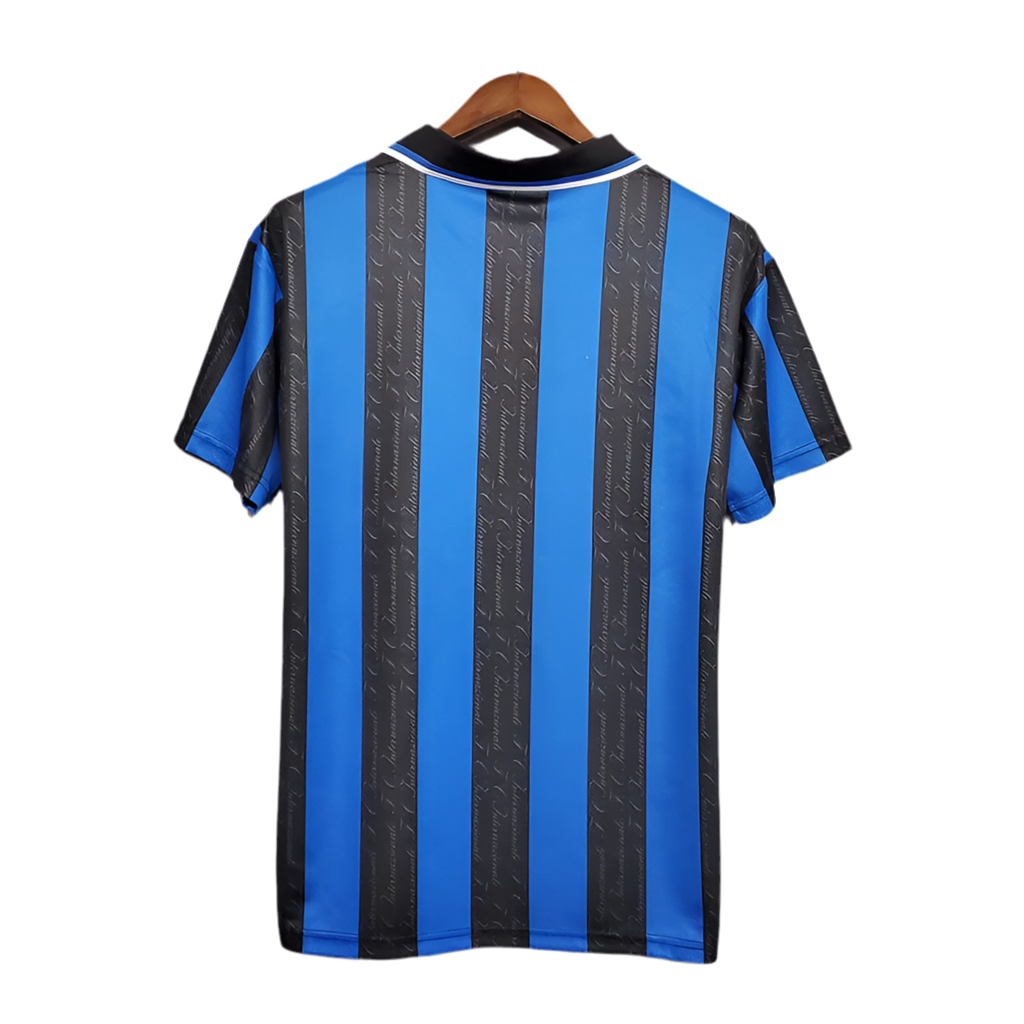 Camisola Inter de Milão Retrô 1997/1998 - Azul e Preta