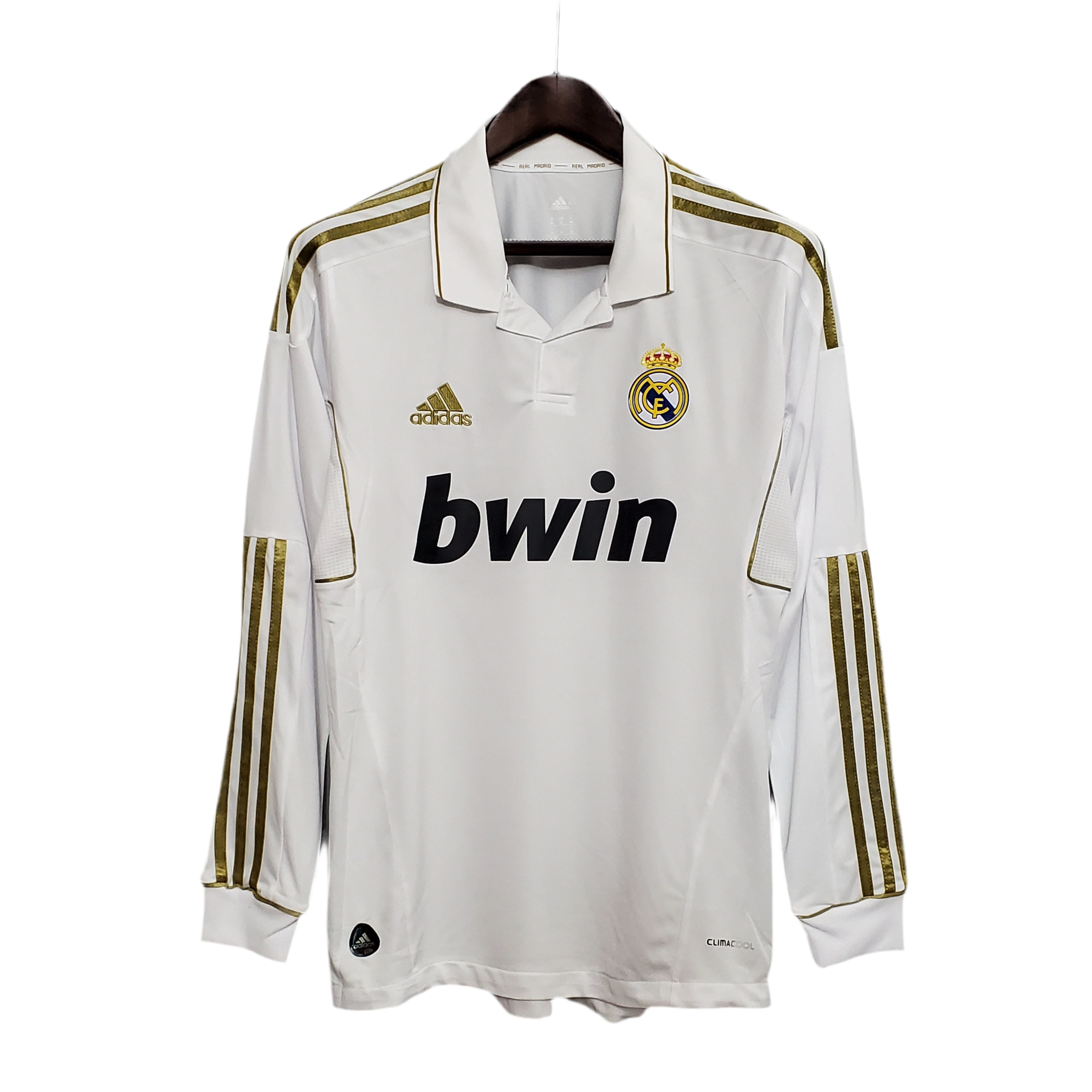 Camisola Manga Longa Real Madrid 11/12 - Branco