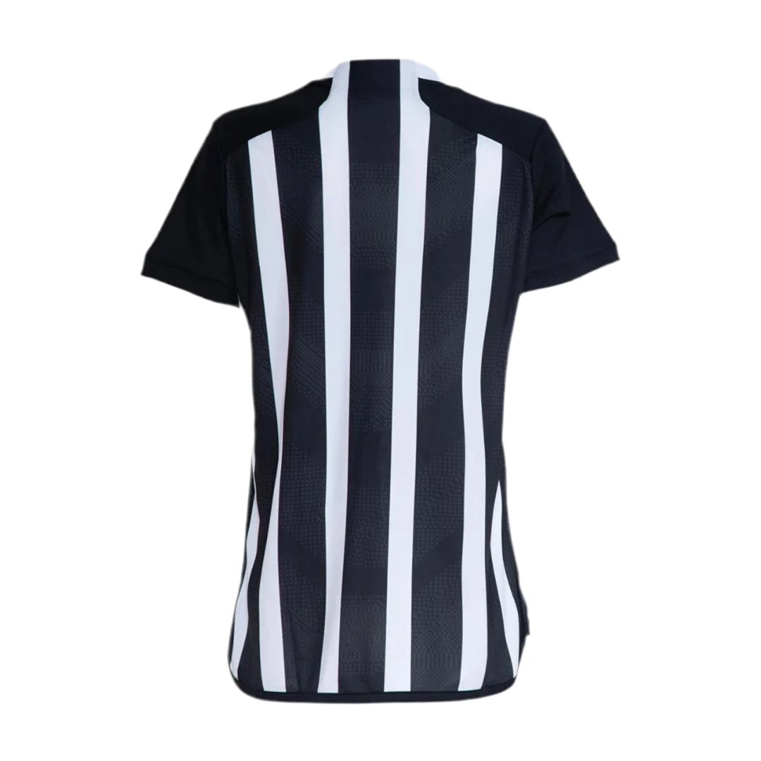 Camisola Feminina Atlético Mineiro I 24/25 - Preto e Branca