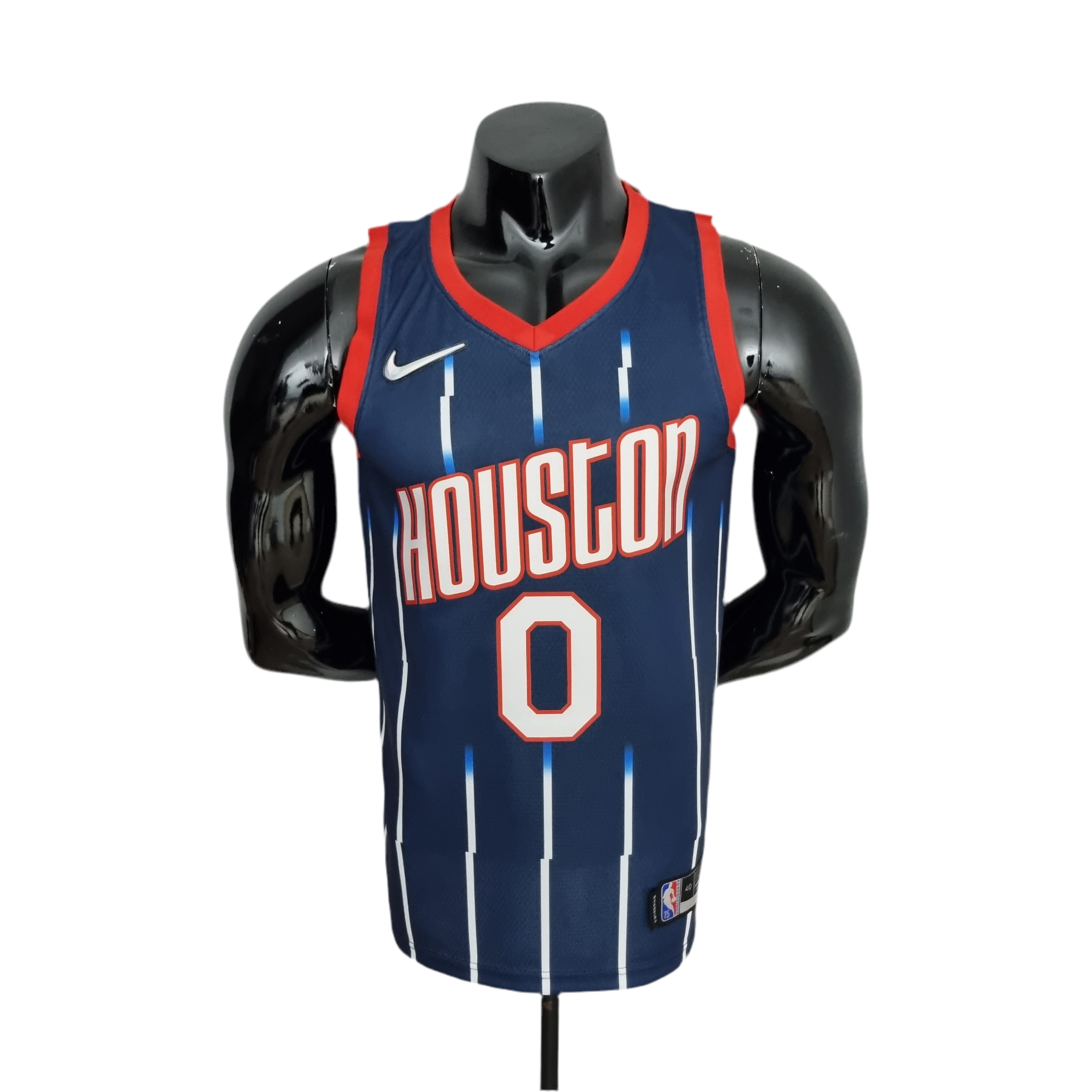 Regata NBA Houston Rockets City Edition Masculina - Azul e Vermelho