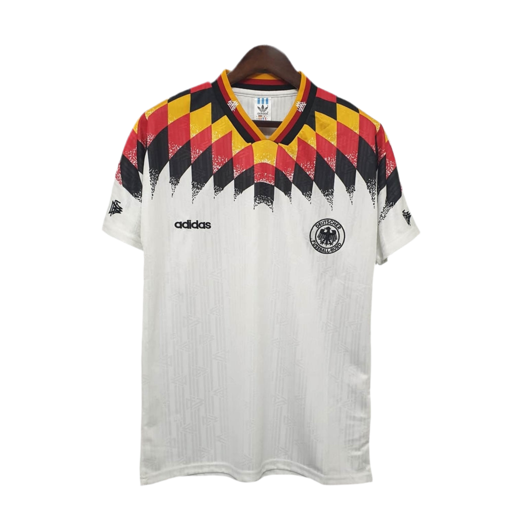 Camisola Seleção Alemanha Retrô 1994 Branca -