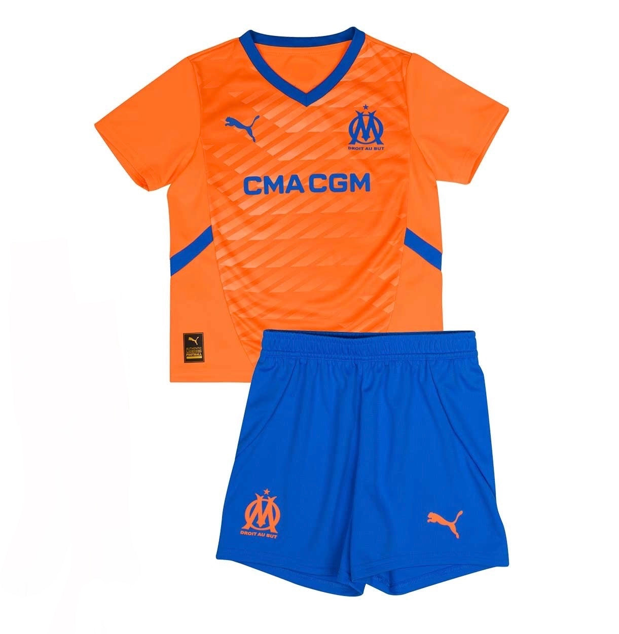 Kit Infantil Olympique de Marseille III 24/25 - Laranja