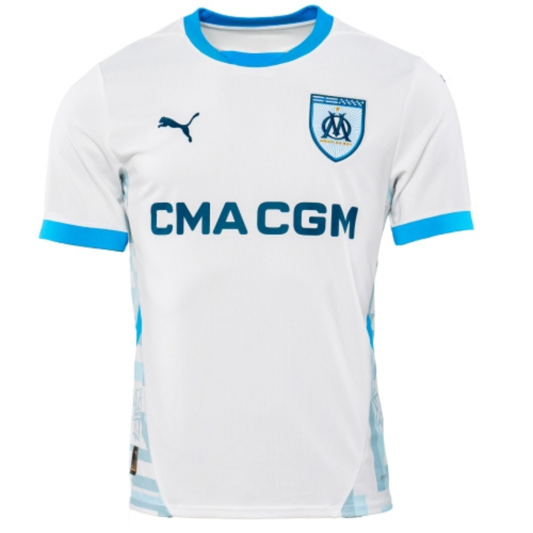 Camisola Olympique de Marseille I 24/25 - Branco