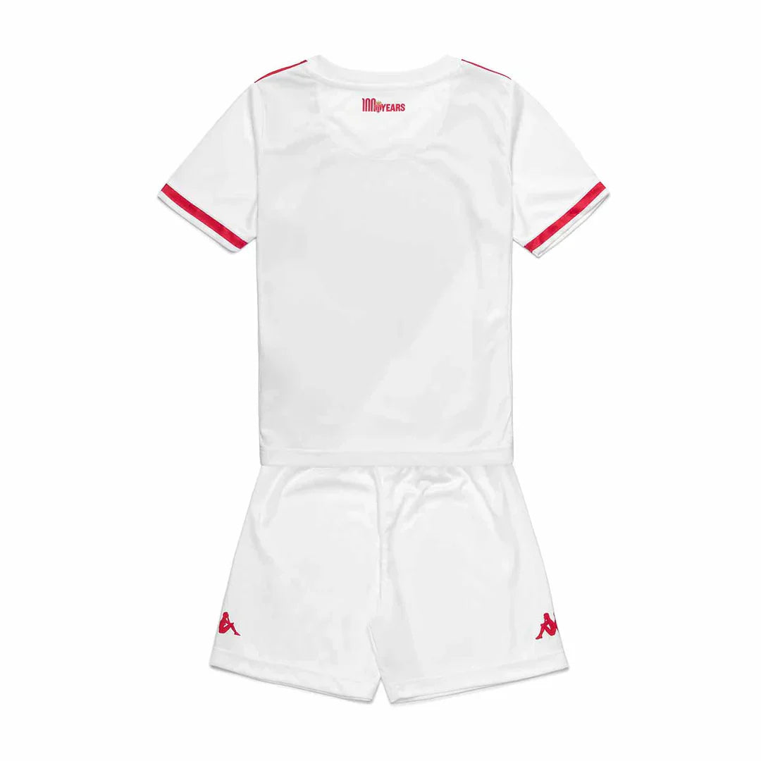 Kit Infantil Mónaco 24/25 - Vermelho e Branco