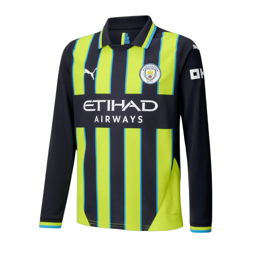 Camisola Manga Manchester City II 24/25