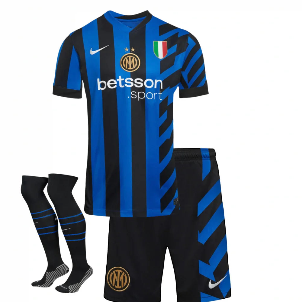 Kit Infantil Inter de Milão I 24/25 - Azul com meia