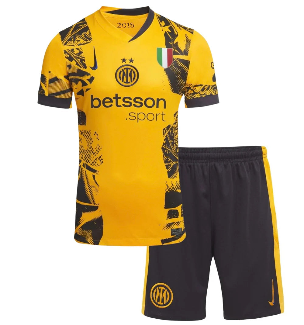 Kit Infantil Inter de Milão III 24/25 - Amarelo