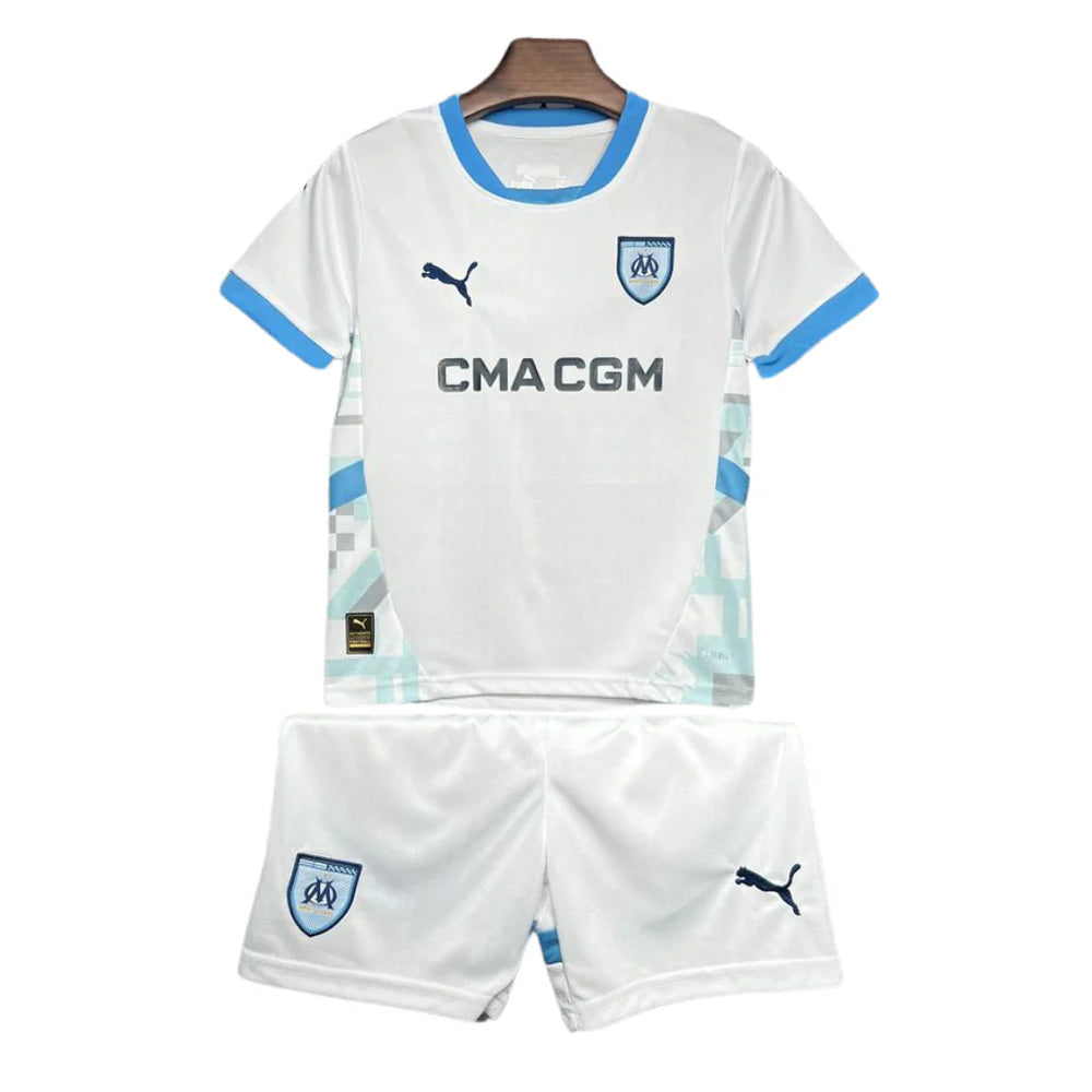 Kit Infantil Olympique de Marseille I 24/25 - Branco