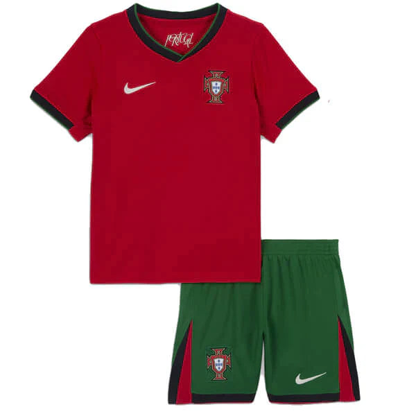 Kit Infantil Portugal I 24/25 - Vermelho e Verde