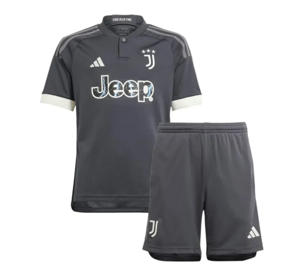 Kit Infantil Juventus II 23/24 - Preto