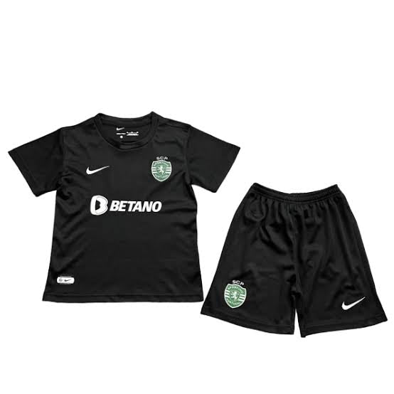 Kit Infantil Sporting III 23/24 - Preto