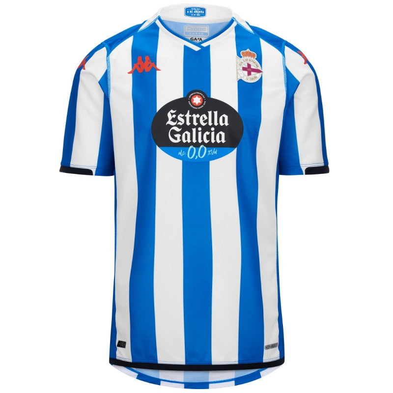 Camisola Deportivo de La Coruña I 23/24 - Azul e Branco