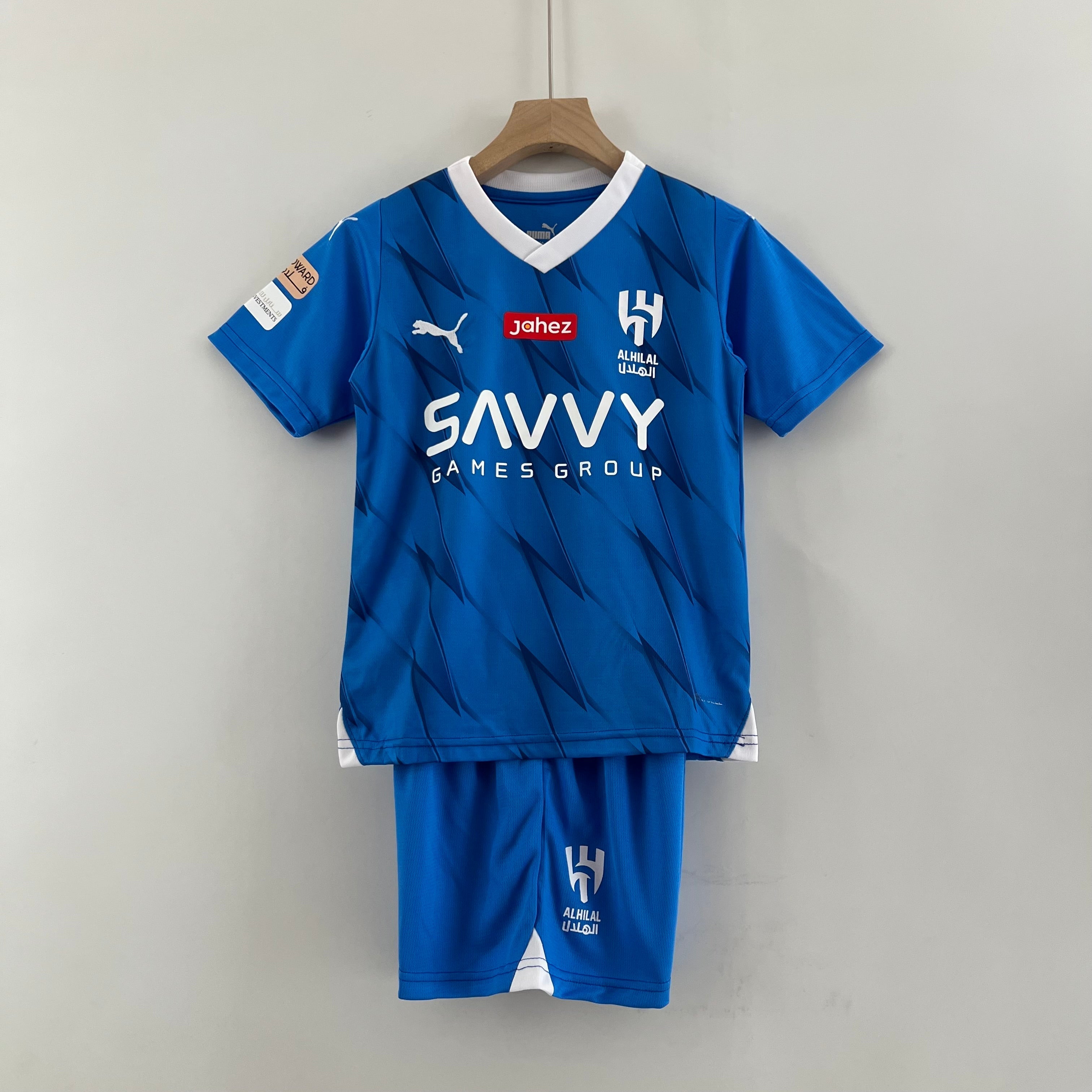 Kit Infantil Al-Hilal I 23/24 - Azul e Branco