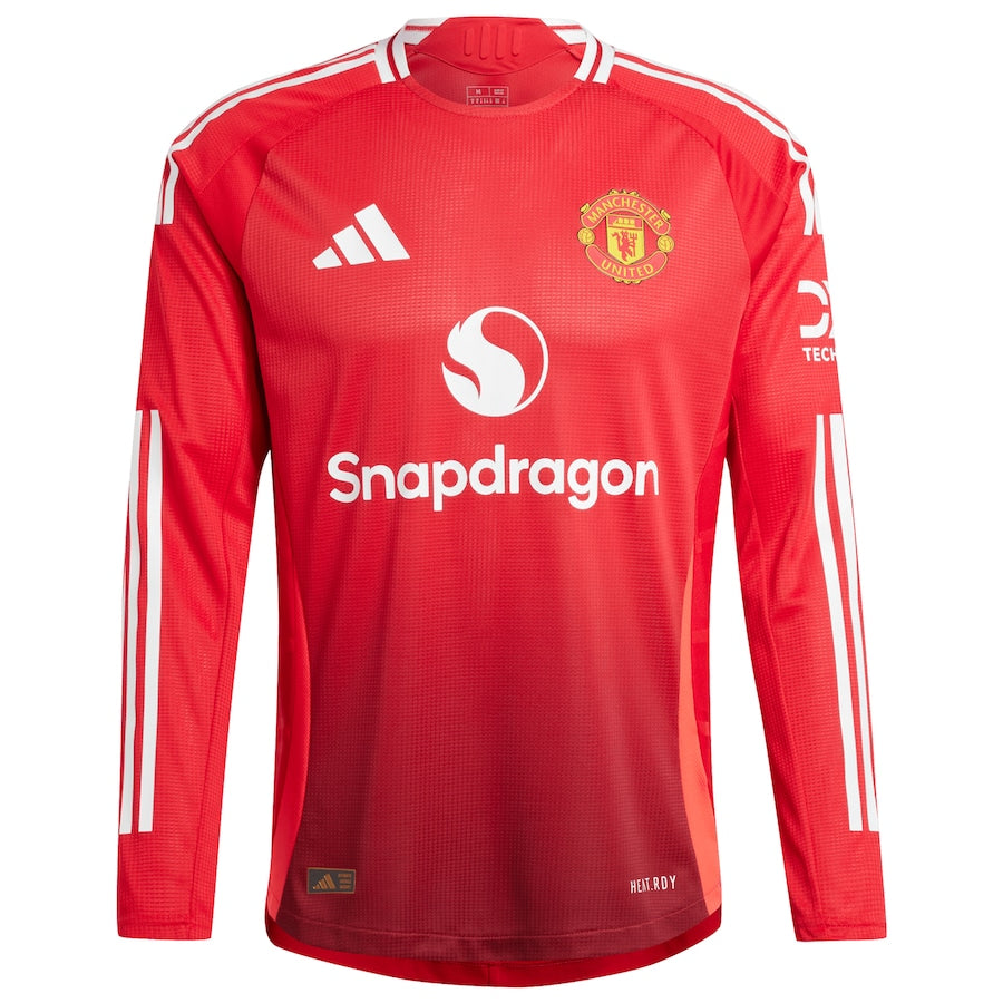 Camisola Manga Longa Manchester United I 24/25 - Vermelho