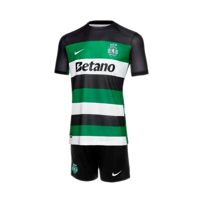 Kit Infantil Sporting I 24/25 - Verde e Branco