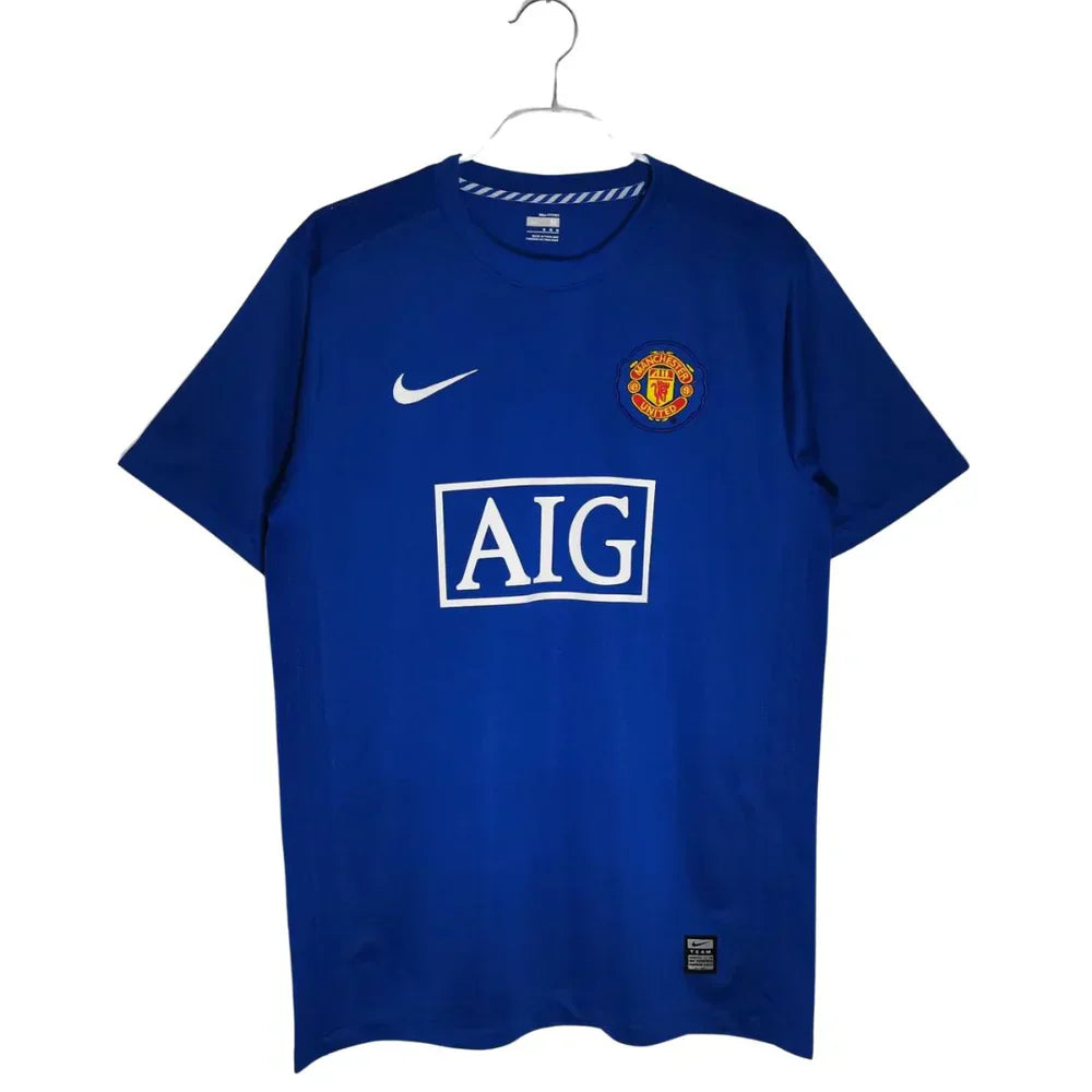 Camisola Manchester United  Retrô 08/09 - Azul