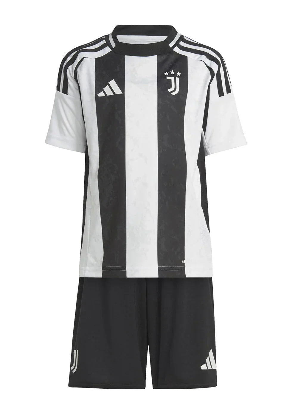 Kit Infantil Juventus I 24/25 - Preto e Branco