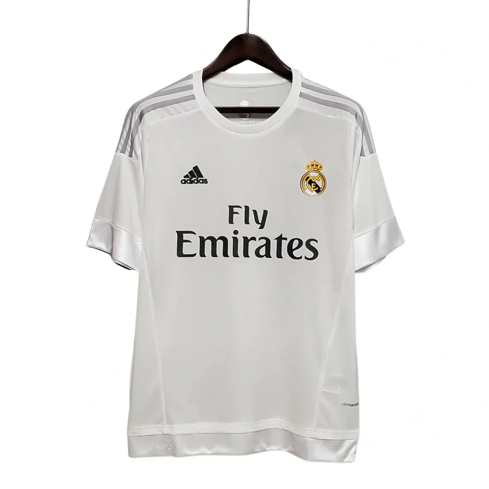 Camisola Real Madrid Retrô 15/16 - Branco