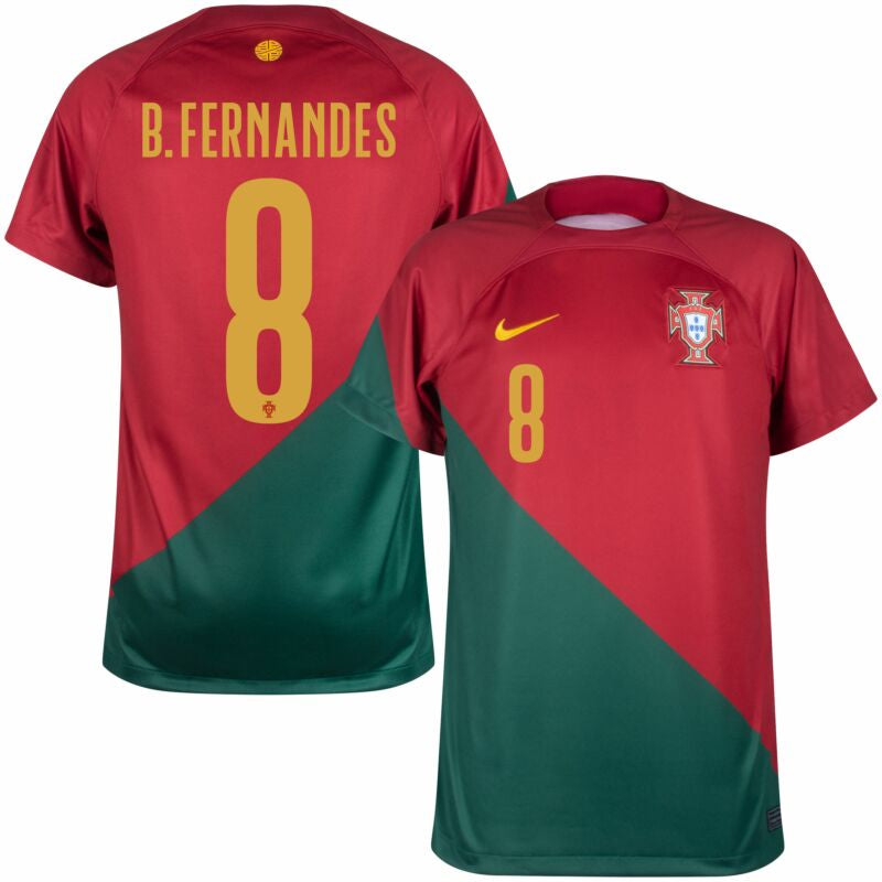 Camisola Portugal I 22/23 - Vermelho - B. Fernandes #8