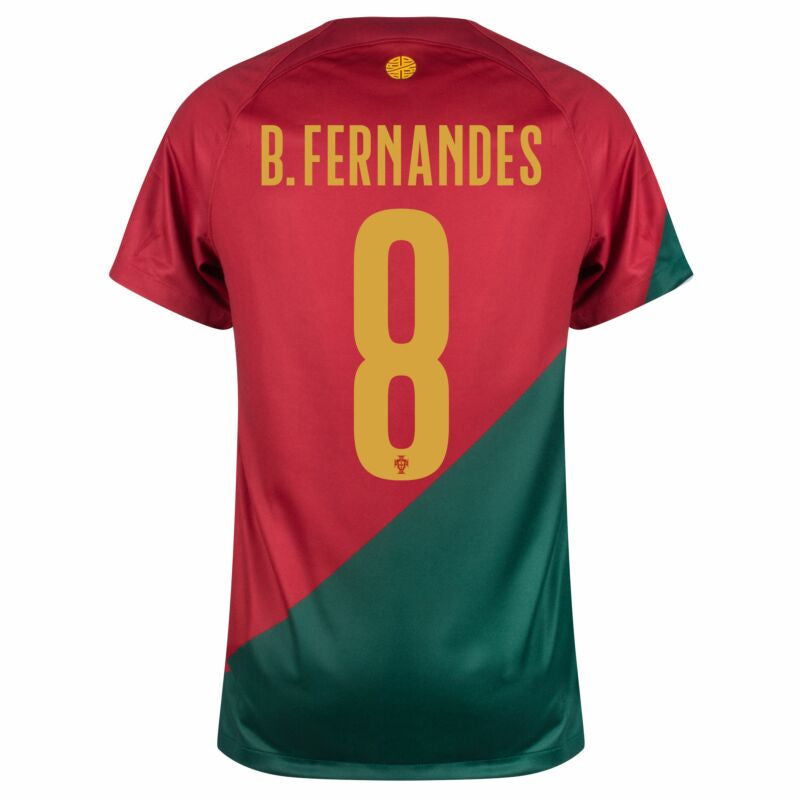 Camisola Portugal I 22/23 - Vermelho - B. Fernandes #8