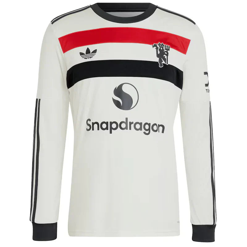 Camisola Manga Longa Manchester United III 24/25 - Branco