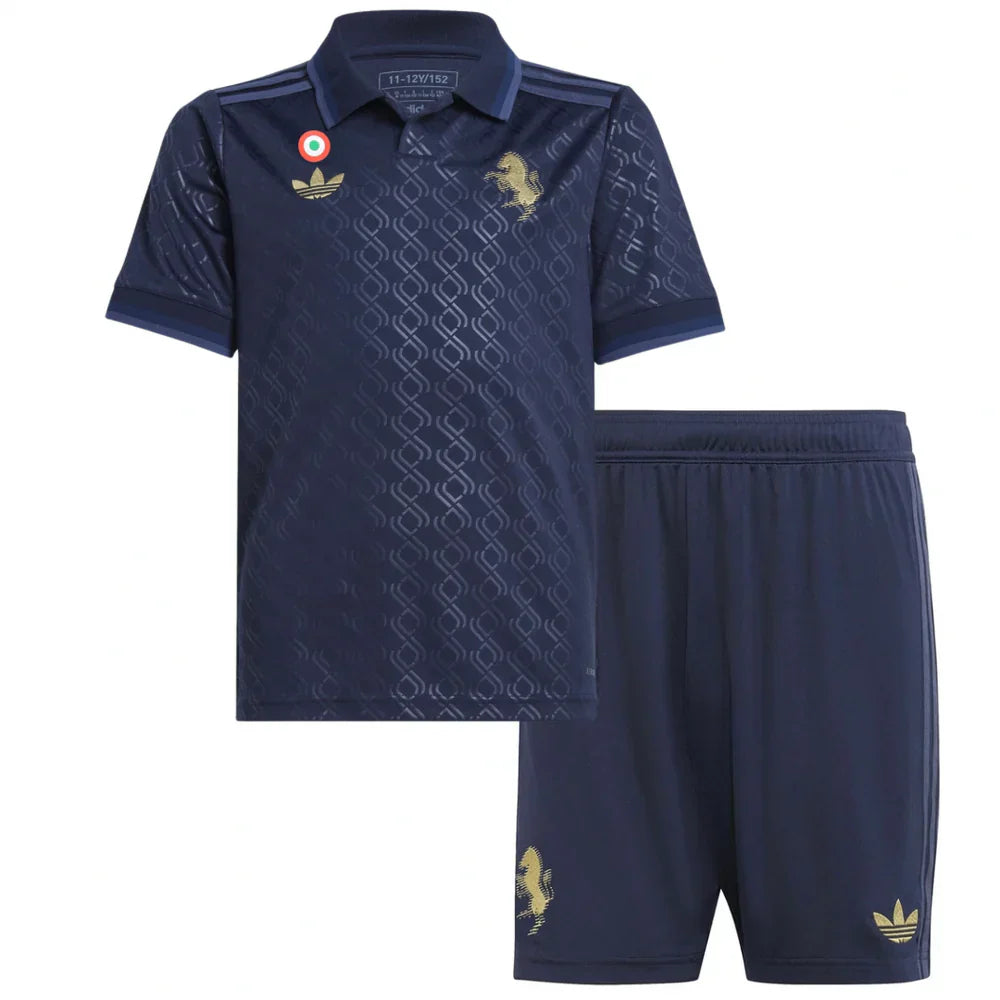 Kit Infantil Juventus III 24/25 - Azul Marinho