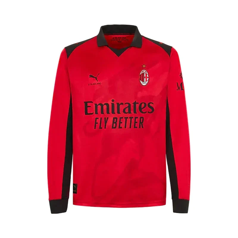 Camisola Manga Longa AC Milan 25/26 - Edição Especial