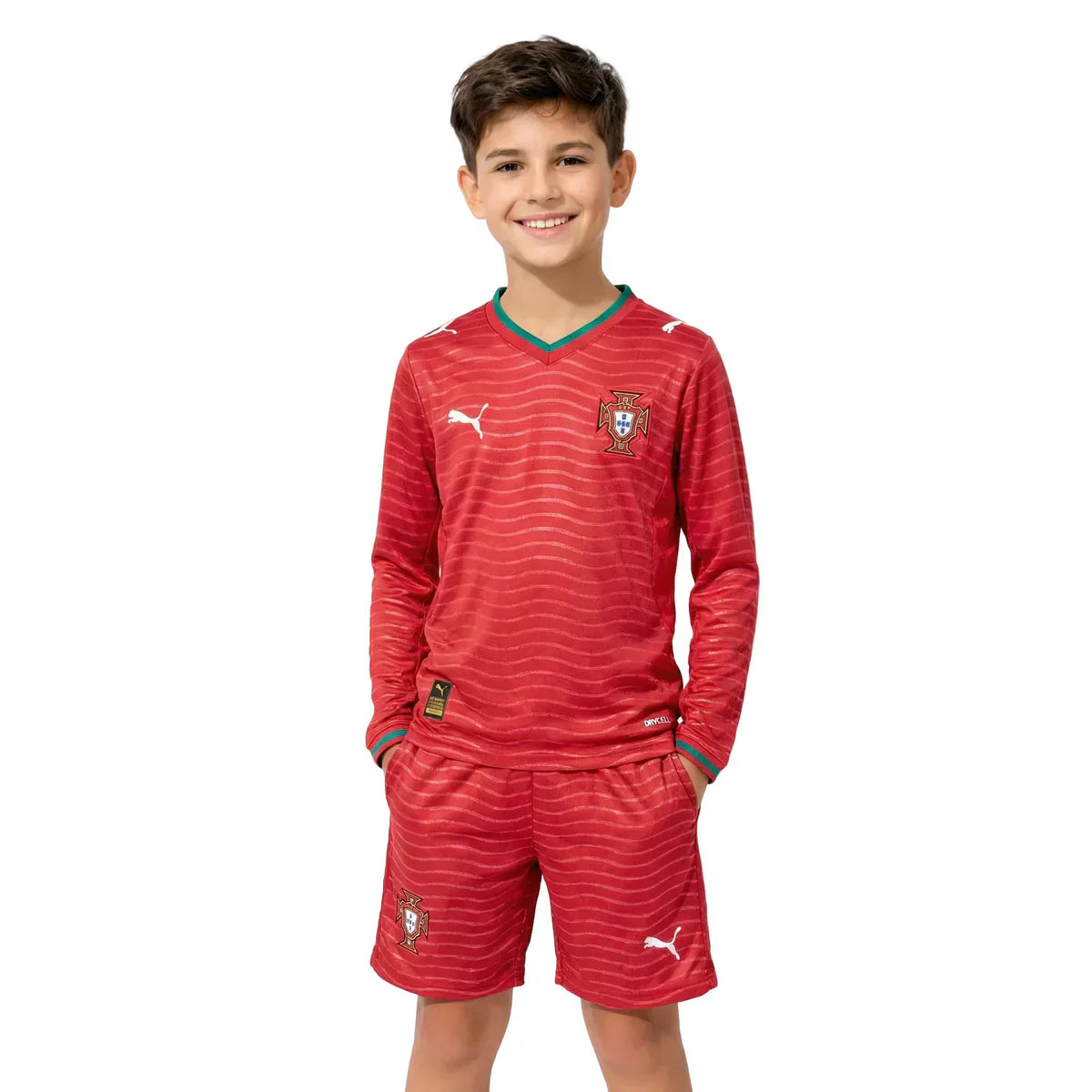 Kit Infantil Portugal I 26/27 - Manga Longa