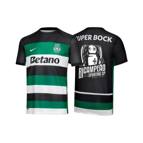 Camisola Sporting I 24/25 - #BICAMPEÃO