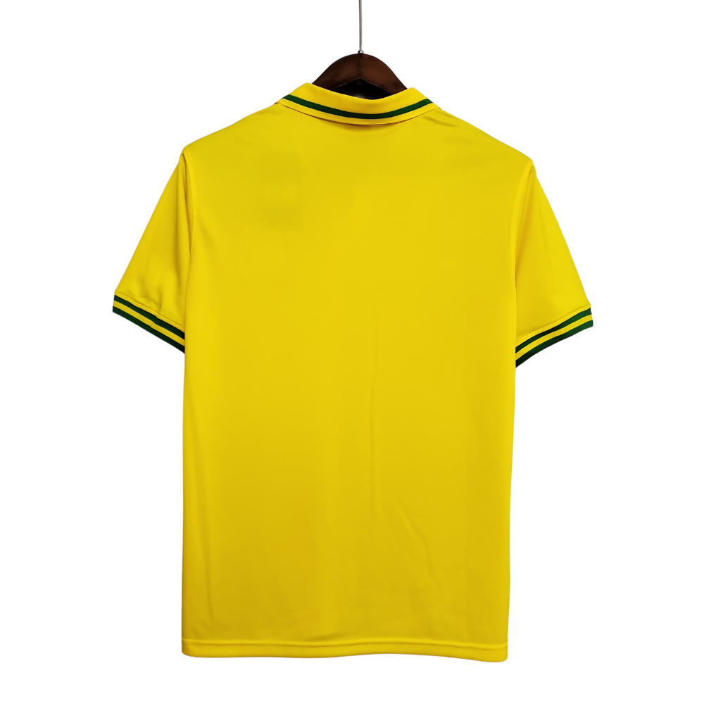 Camisola Polo Brasil Amarela - Masculina