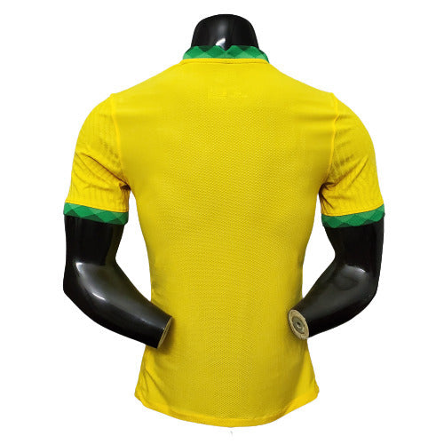 Camisola Brasil I 2021 - Amarela Masculino Jogador