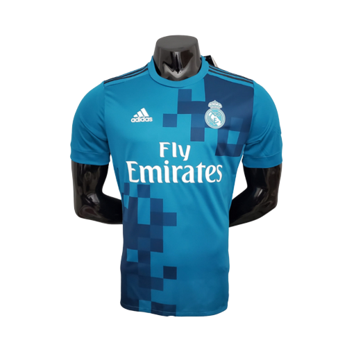 Camisola Real Madrid III 17/18 - Azul Masculino Jogador