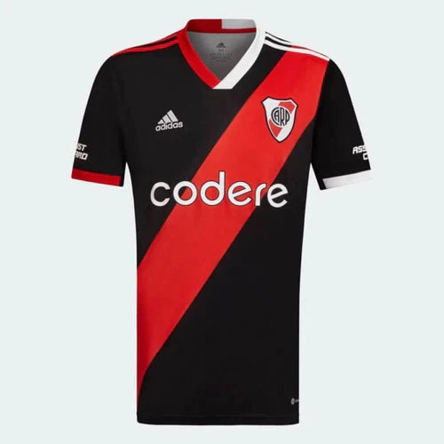 Camisola River Plate III 23/24 - Preto e Vermelho