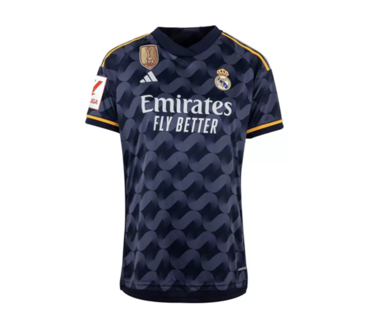 Camisola Feminina Real Madrid II 23/24 Com Patch - Preta