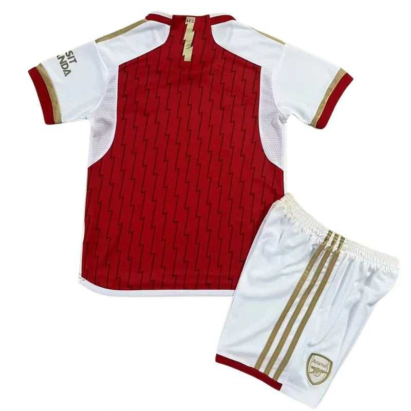 Kit Infantil Arsenal I 23/24 - Vermelho e Branco