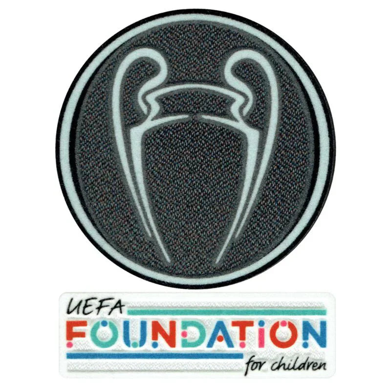 Patch do Troféu dos campeões UCL + conjunto de patches da UEFA Foundation  - 2021/2022