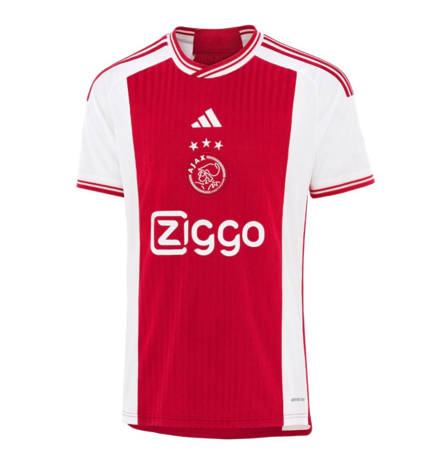 Camisola Ajax I 23/24 - Branco e Vermelho