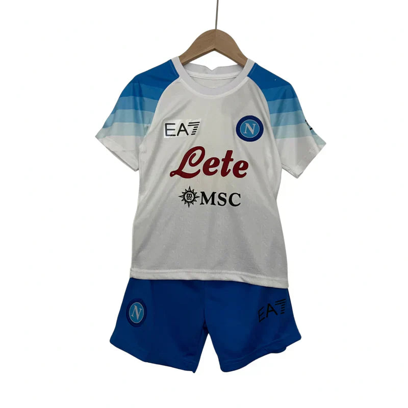 Kit Infantil Napoli II 23/24 - Azul e Branco